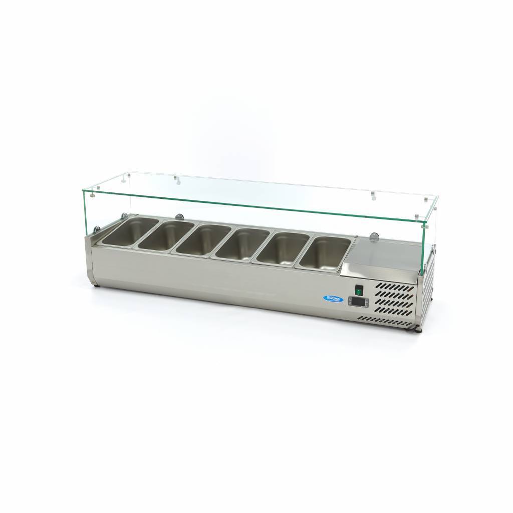 Vitrina frigorifica pentru ingrediente Maxima 140cm-1/3GN 2
