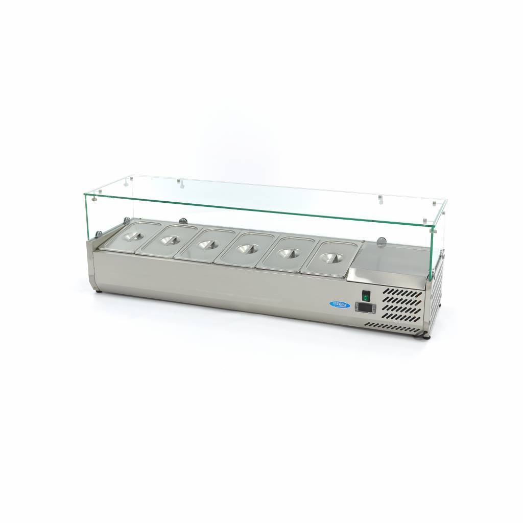 Vitrina frigorifica pentru ingrediente Maxima 140cm-1/3GN