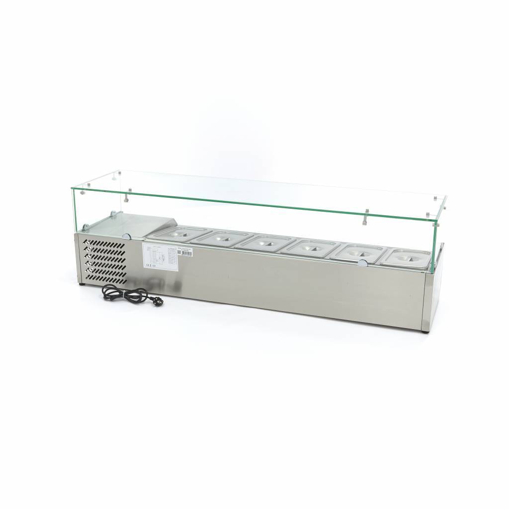 Vitrina frigorifica pentru ingrediente Maxima 150cm-1/3GN 3