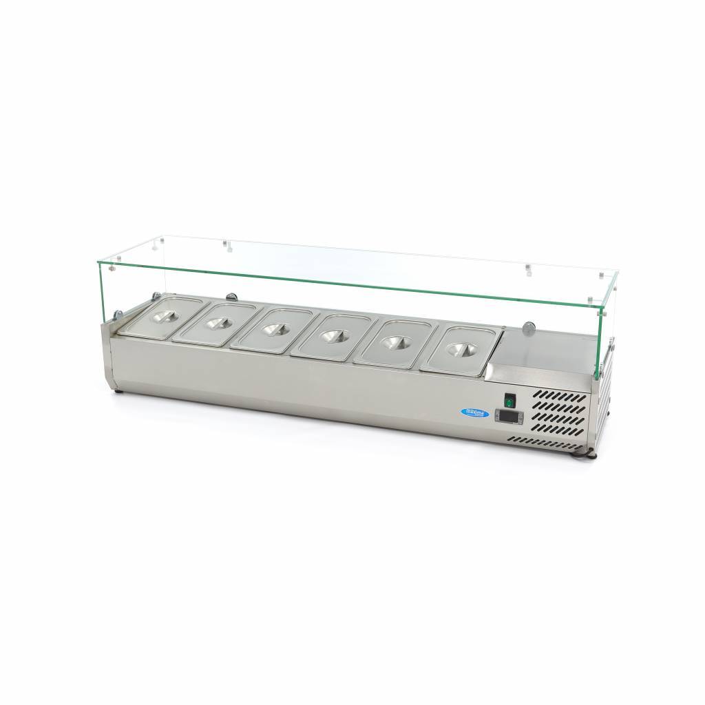 Vitrina frigorifica pentru ingrediente Maxima 150cm-1/3GN