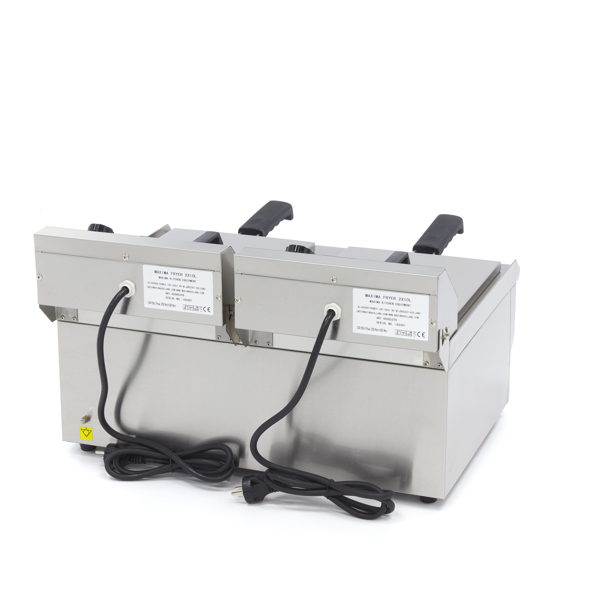 Friteuza cu robinet Maxima 2 x 10L 3