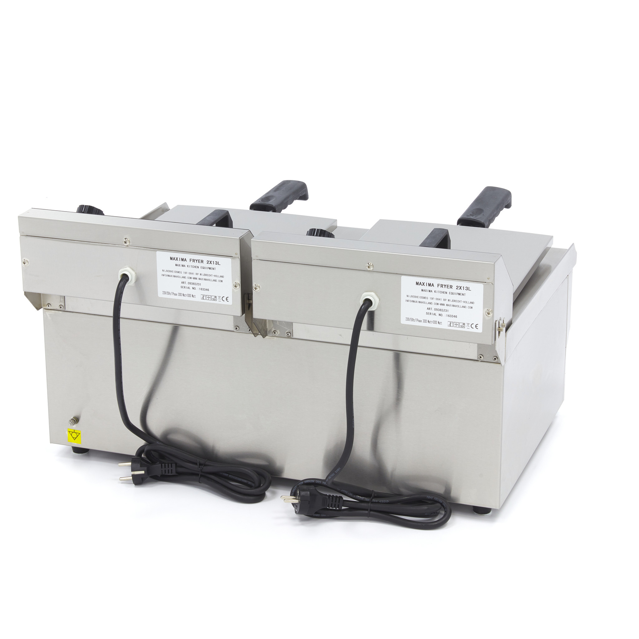 Friteuza cu robinet Maxima 2 x 13L 3
