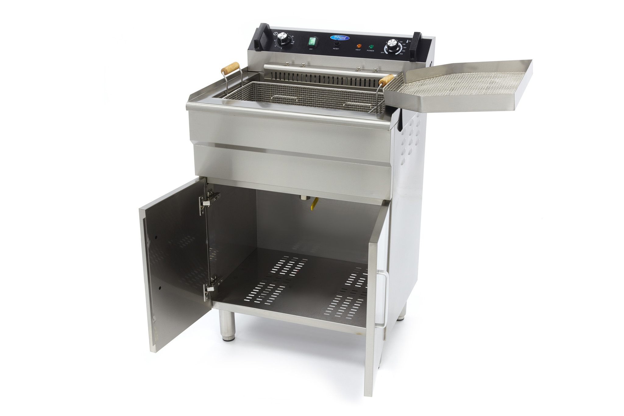 Friteuza electrica cu robinet si dulap Maxima 45L 3