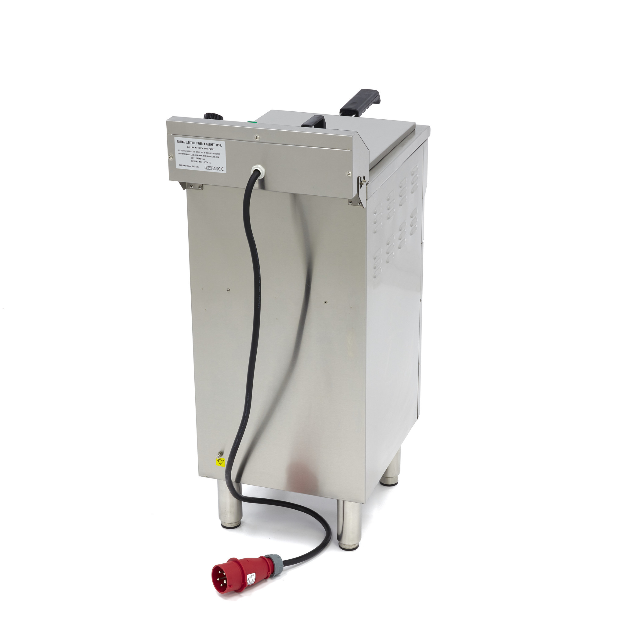 Friteuza electrica cu robinet si dulap Maxima 1 x 16L 2