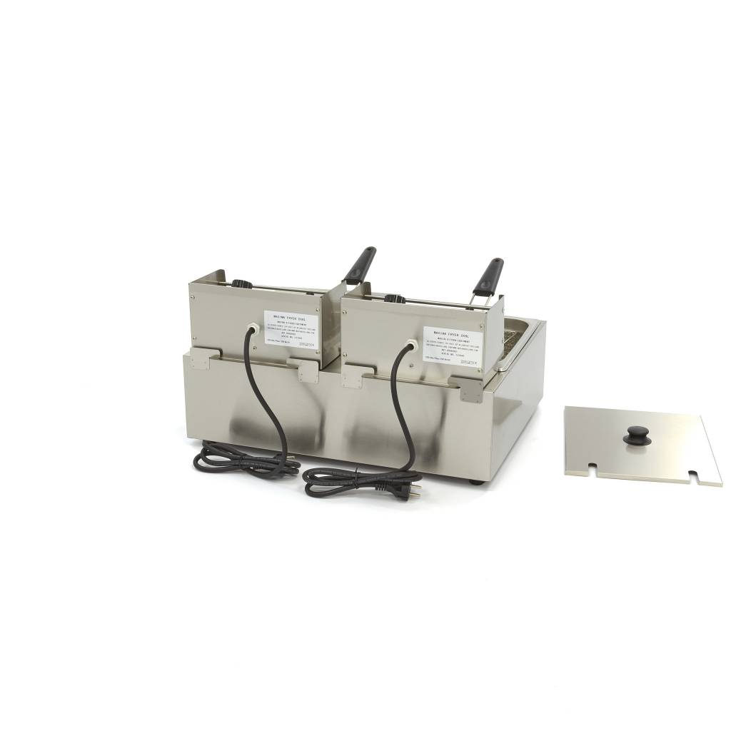 Friteuza electrica Maxima 2x6L 3