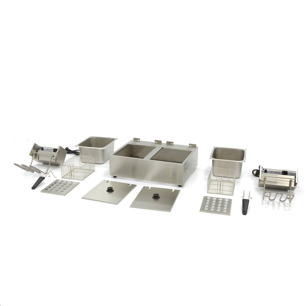 Friteuza electrica Maxima 2x6L 2