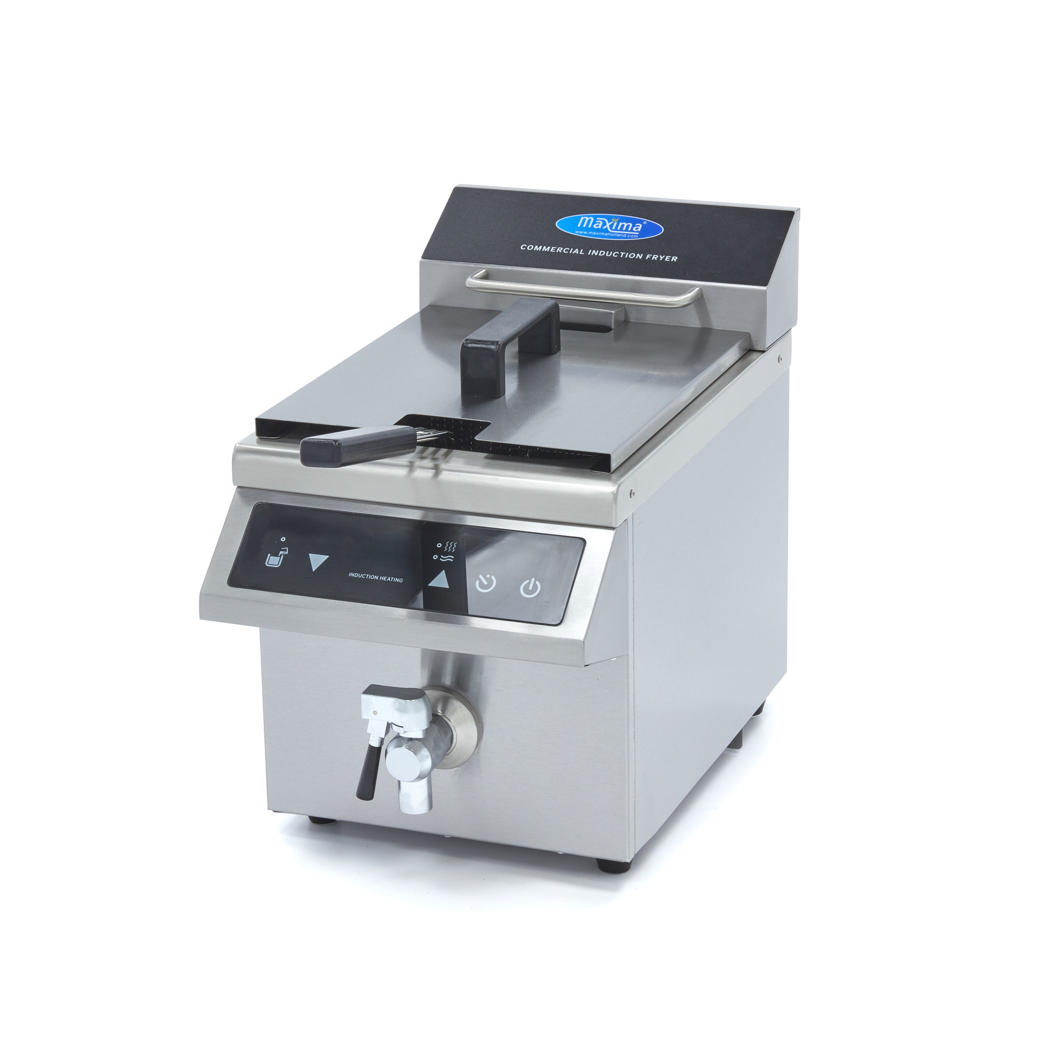 Friteuza cu inductie Maxima 1 x 8L cu robinet