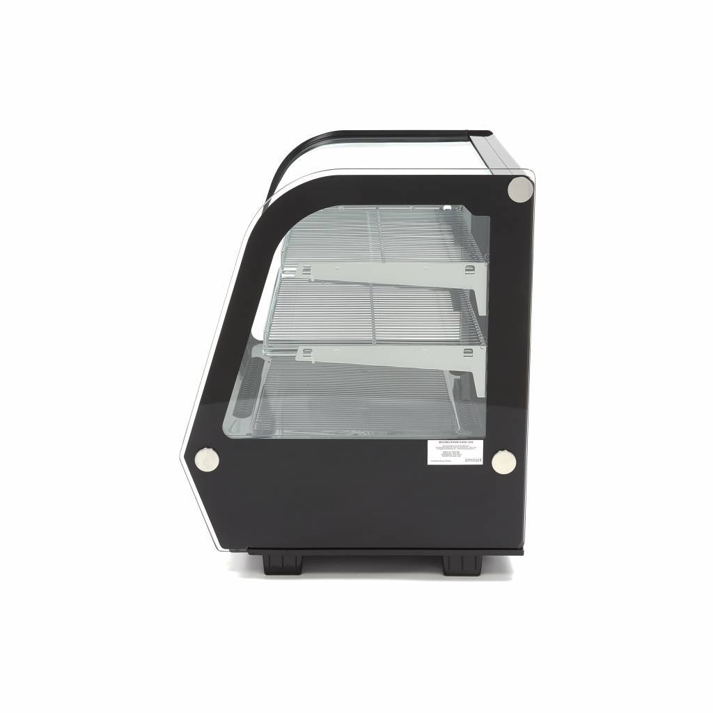 Vitrina frigorifica de prezentare neagra Maxima 120L 3