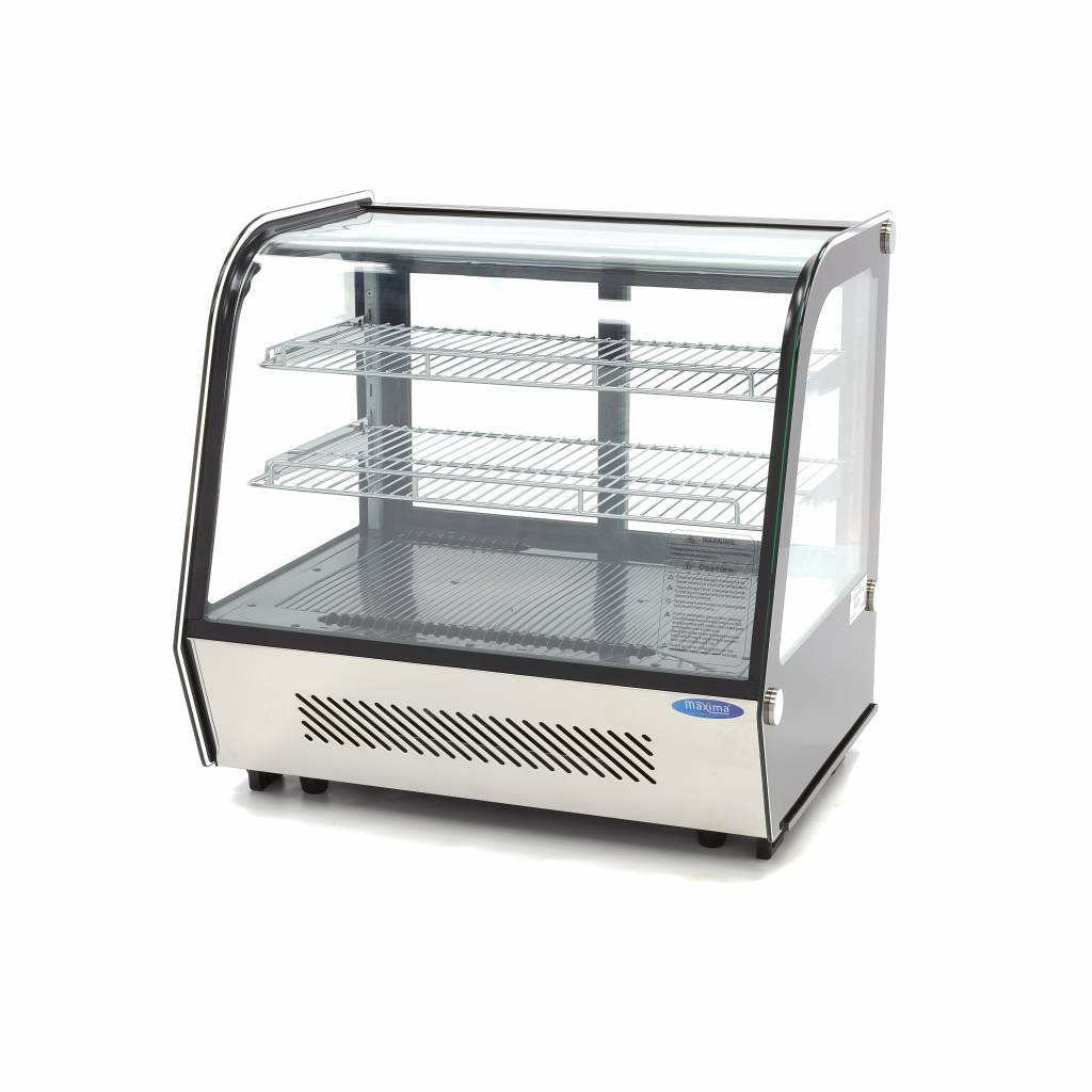 Vitrina frigorifica de prezentare neagra Maxima 120L