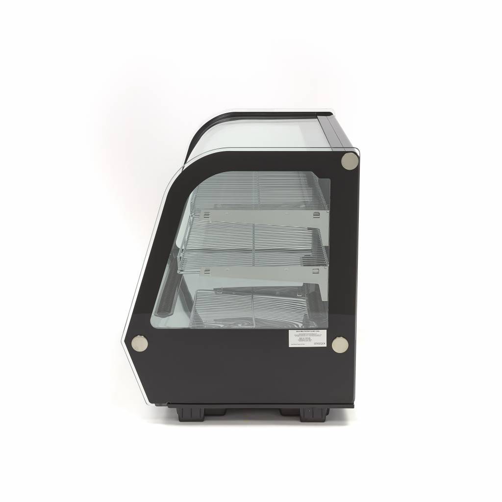 Vitrina frigorifica de prezentare neagra Maxima 160L 3