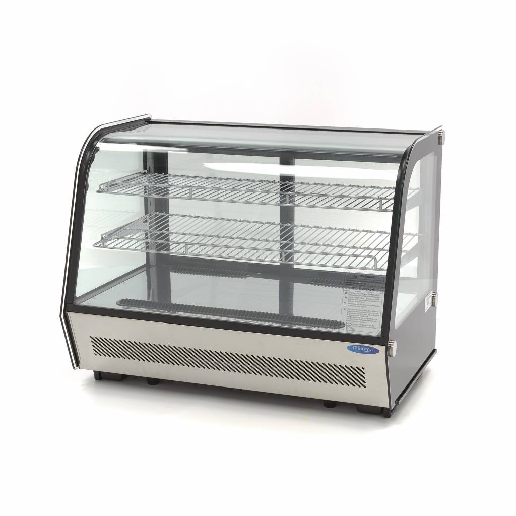 Vitrina frigorifica de prezentare neagra Maxima 160L