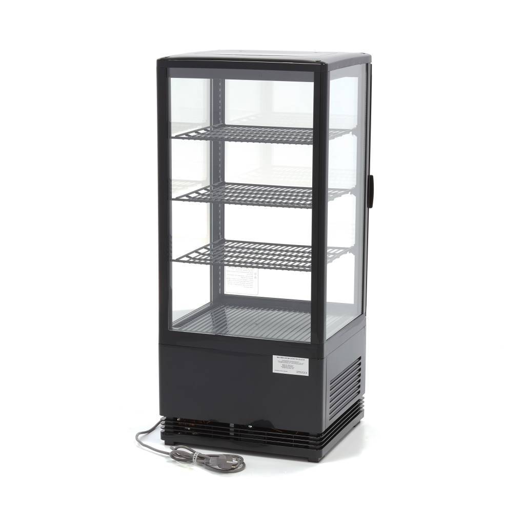 Vitrina frigorifica de prezentare neagra Maxima 78L 3