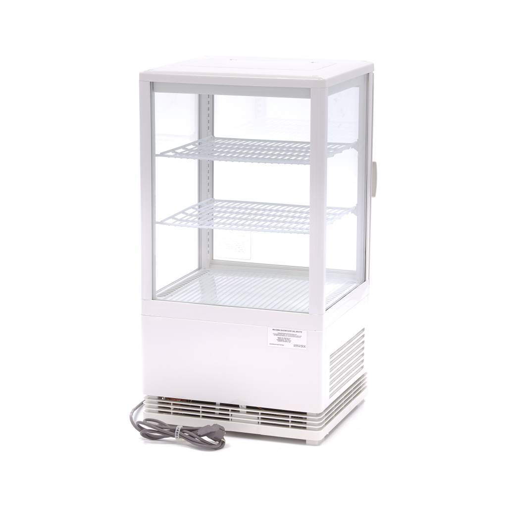 Vitrina frigorifica de prezentare alba Maxima 58L 2