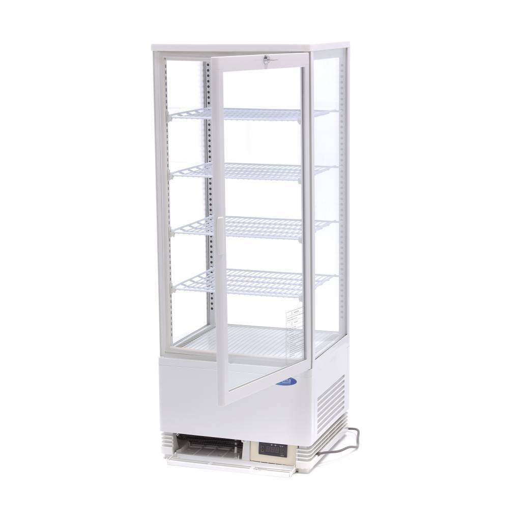 Vitrina frigorifica de prezentare alba Maxima 98L 3