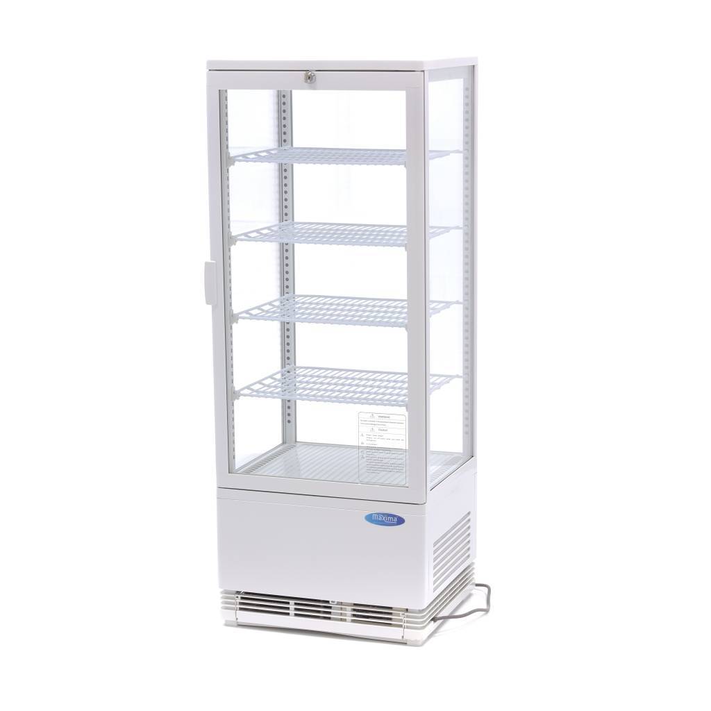 Vitrina frigorifica de prezentare alba Maxima 98L