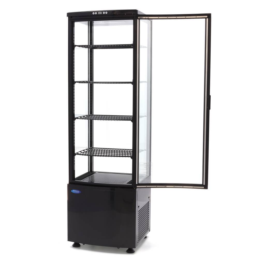 Vitrina frigorifica de prezentare neagra Maxima 235L 3