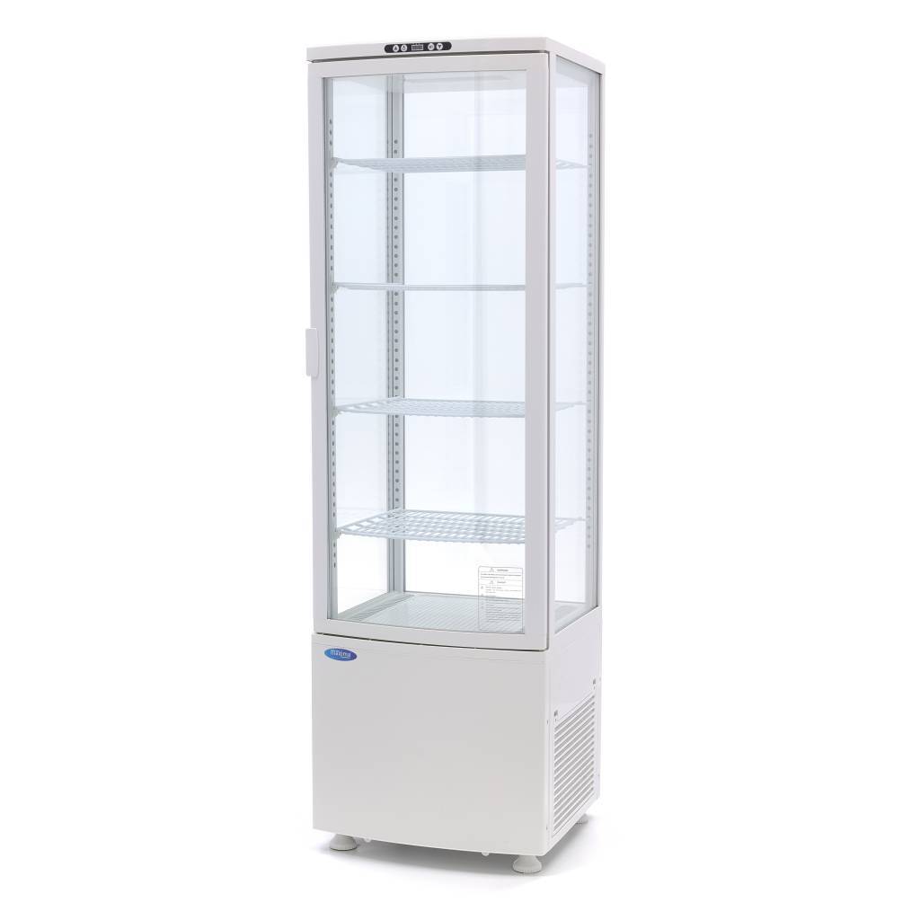 Vitrina frigorifica de prezentare alba Maxima 235L