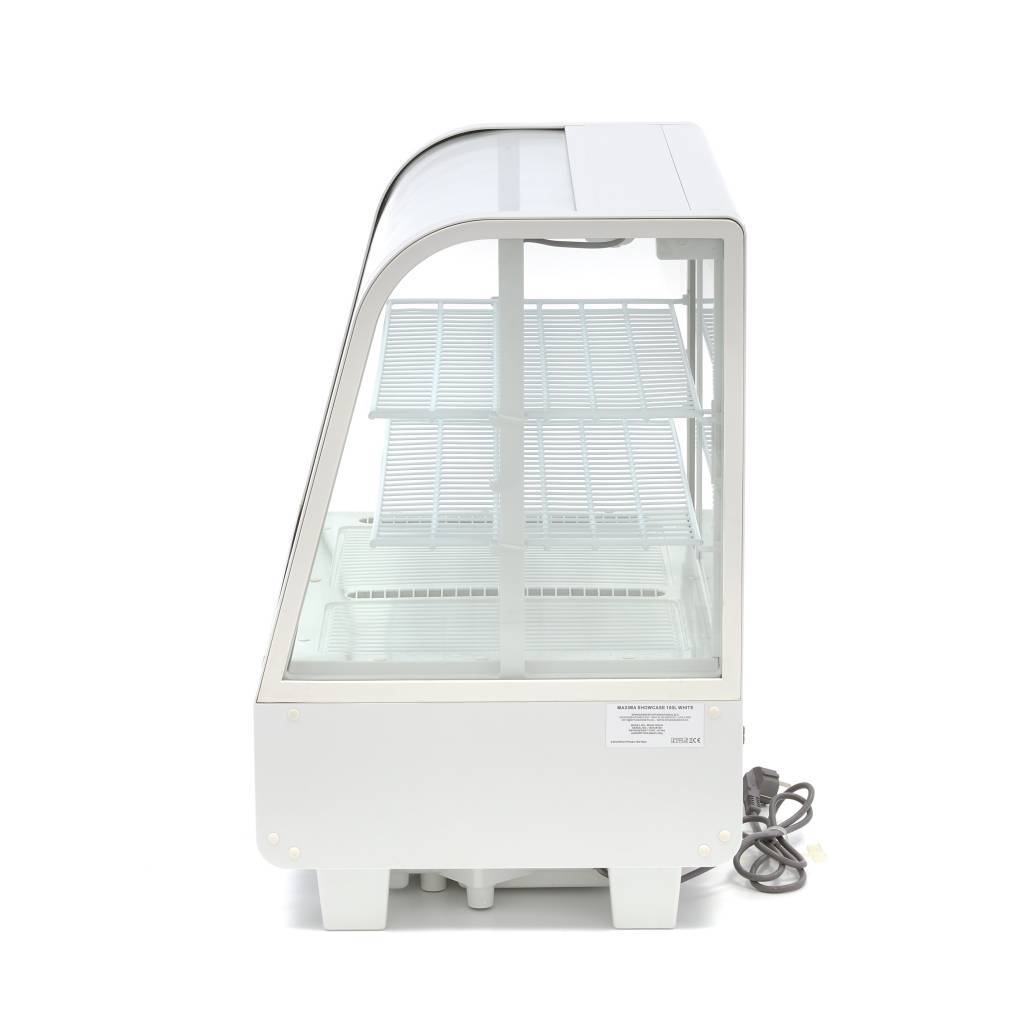 Vitrina frigorifica de prezentare alba Maxima 100L 3