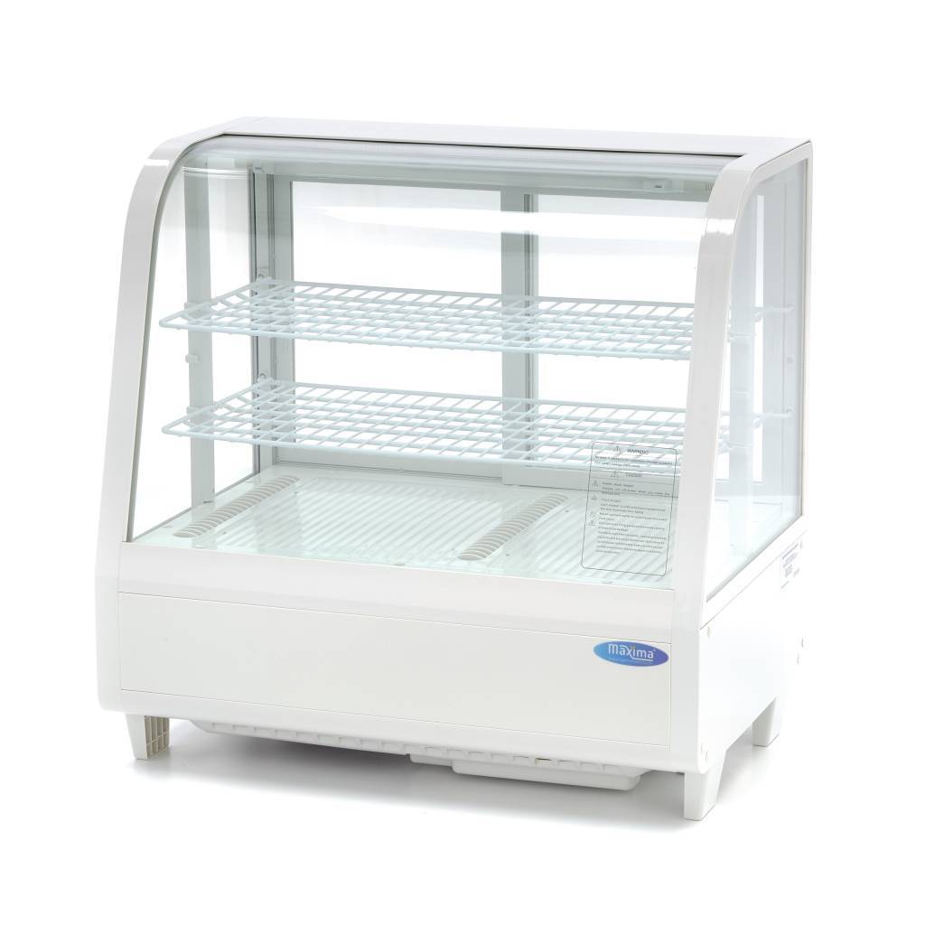 Vitrina frigorifica de prezentare alba Maxima 100L