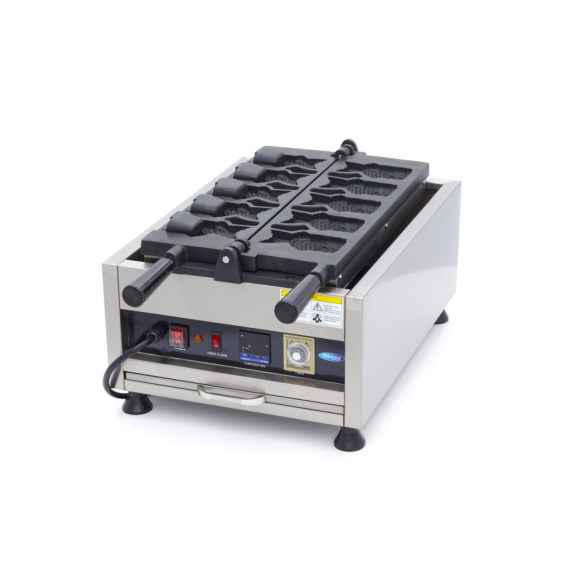 Aparat waffle in forma de peste Maxima
