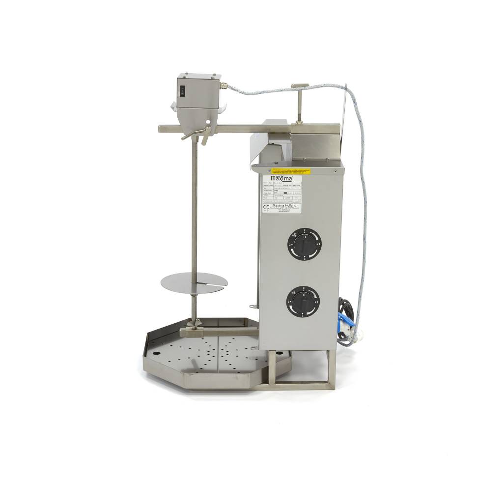 Aparat kebab/shaorma cu 2 arzatoare electric Maxima-motor deasupra 3