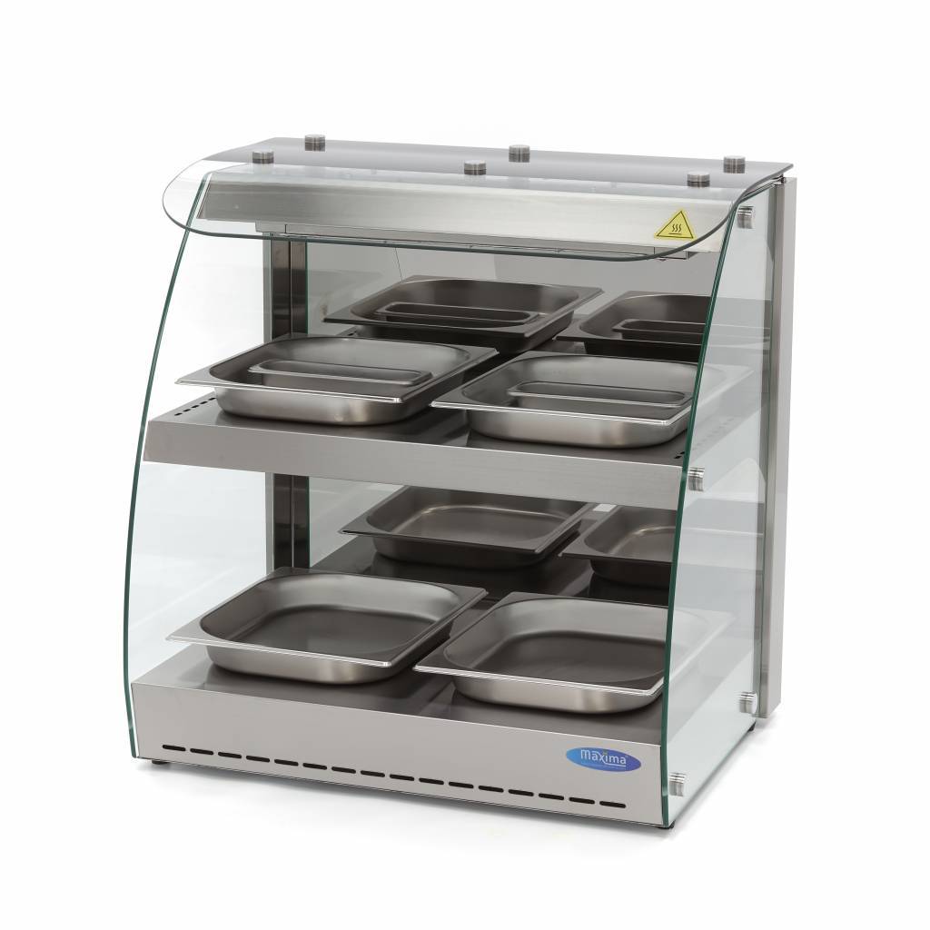 Vitrina calda 2 nivele Maxima-4x1/2GN