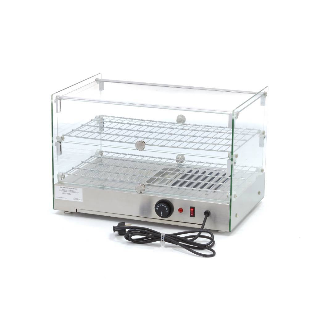 Vitrina calda de prezentare 2 nivele Maxima-50L 2