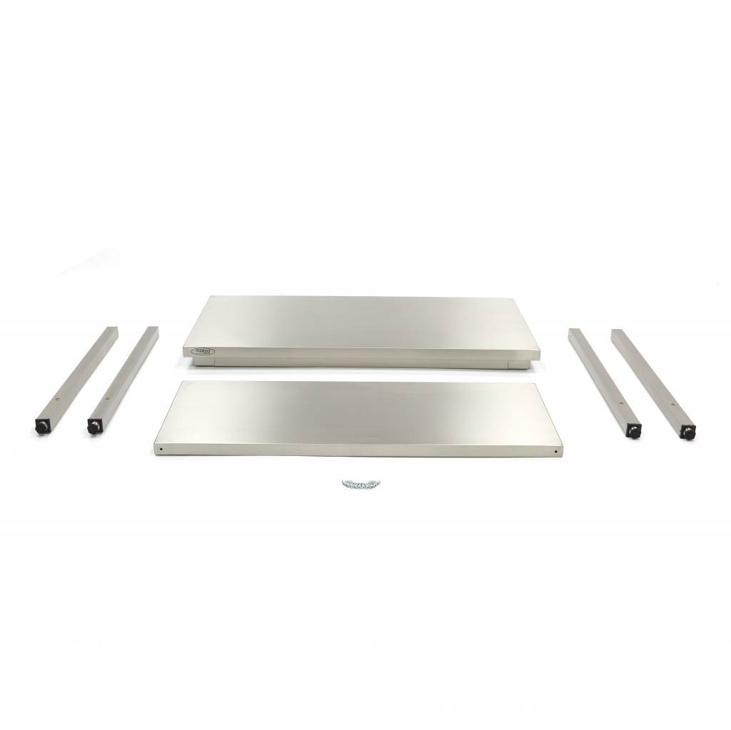 Masa inox cu polita Maxima 800x600mm 2