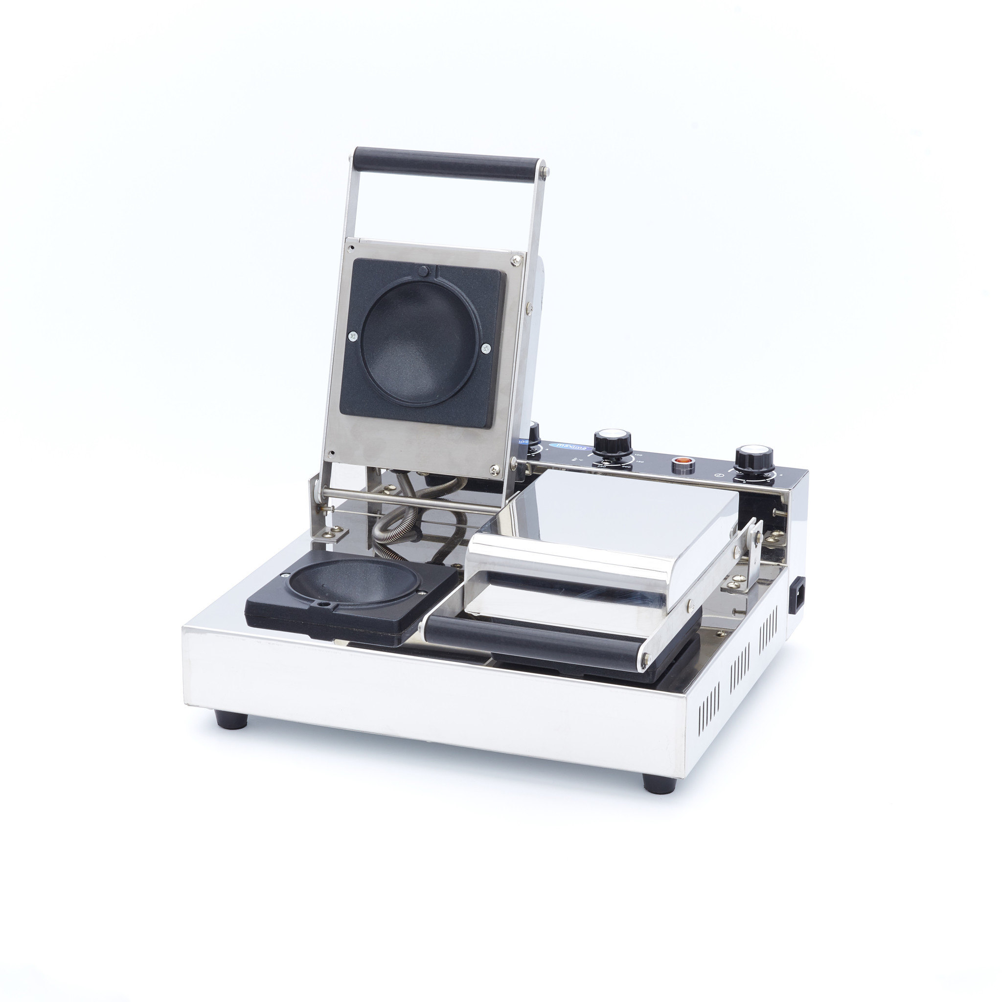 Aparat waffle Iron Gelato Panini dublu Maxima
