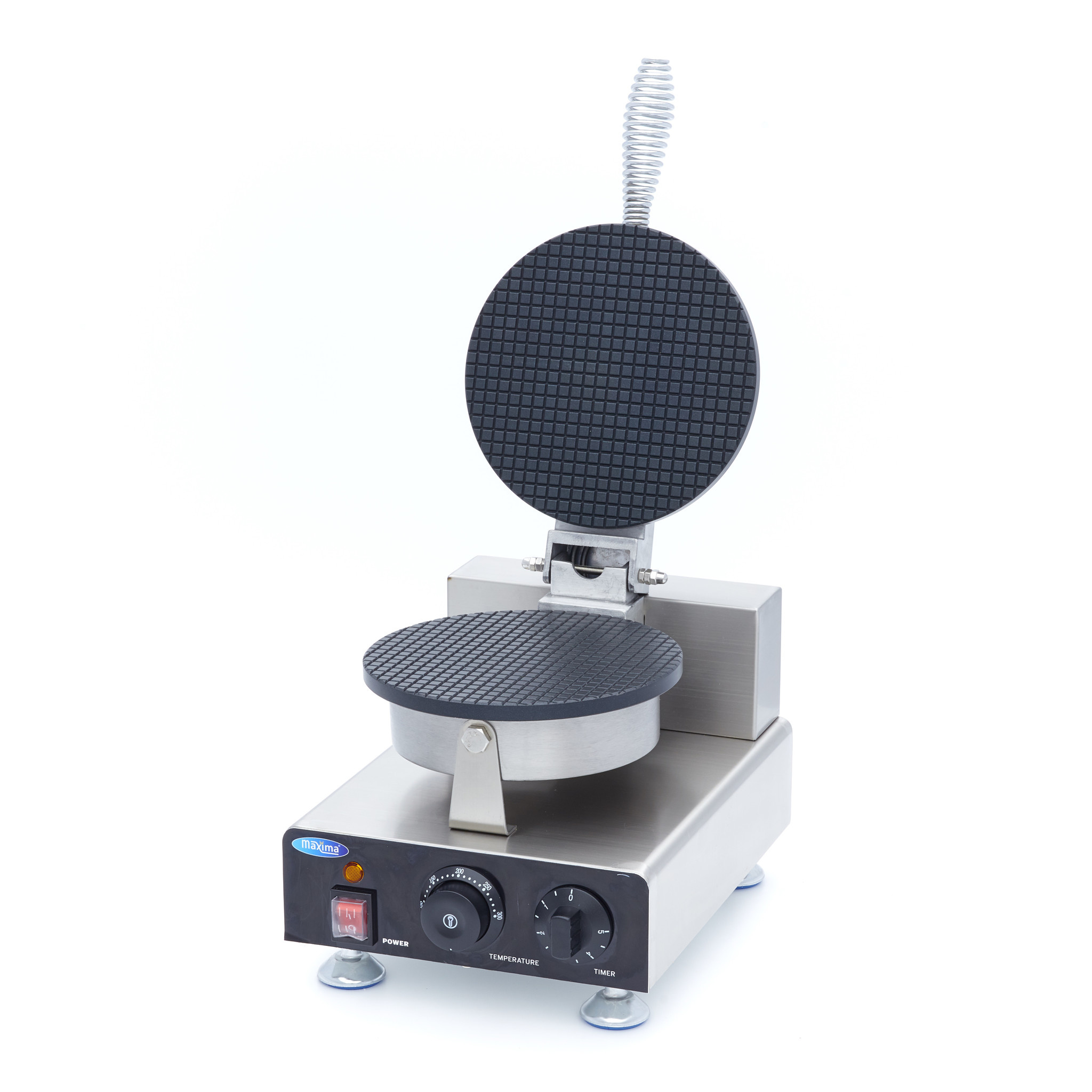 Aparat waffle in forma de cornet de inghetata Maxima