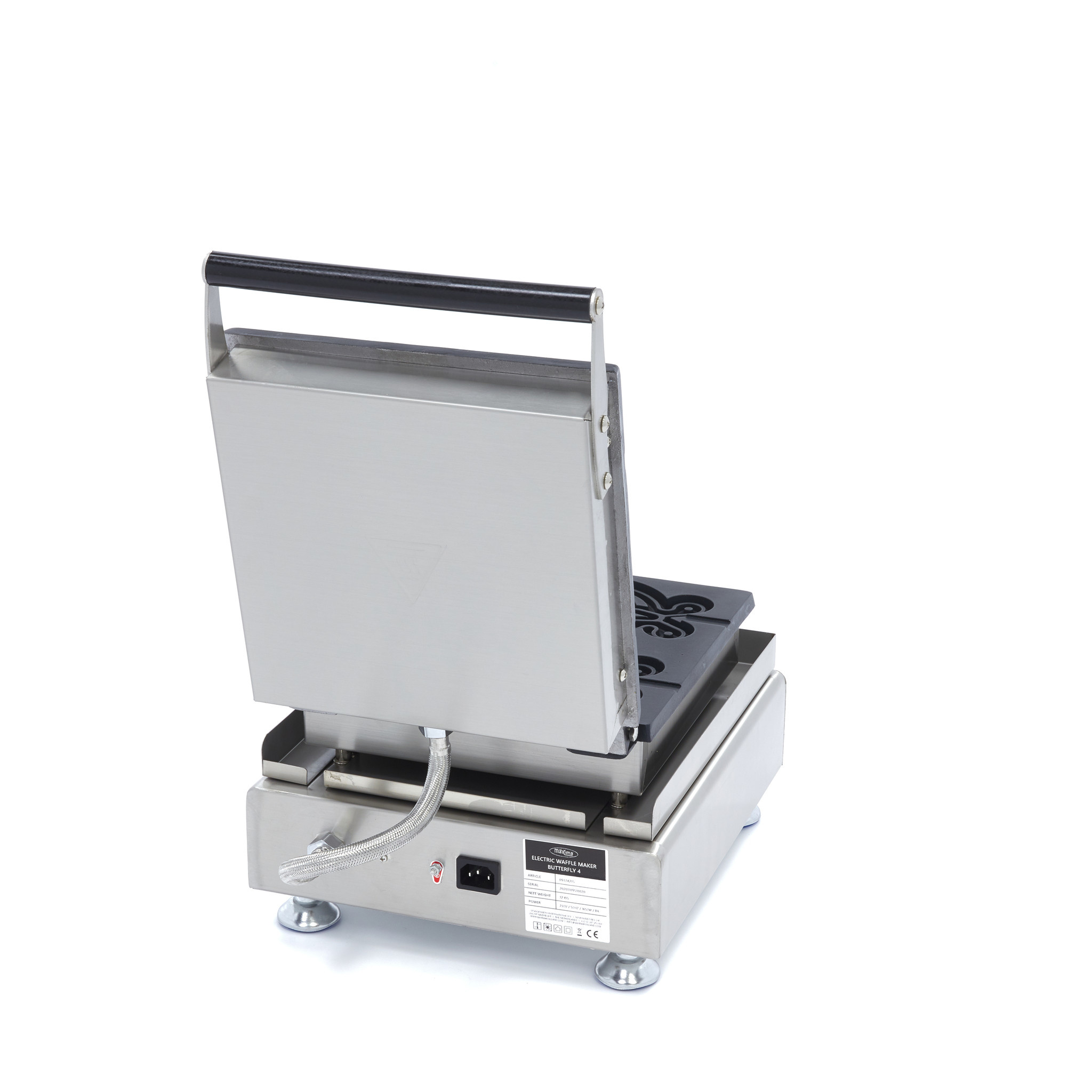 Aparat waffle in forma de fluture Maxima-4 bucati 3