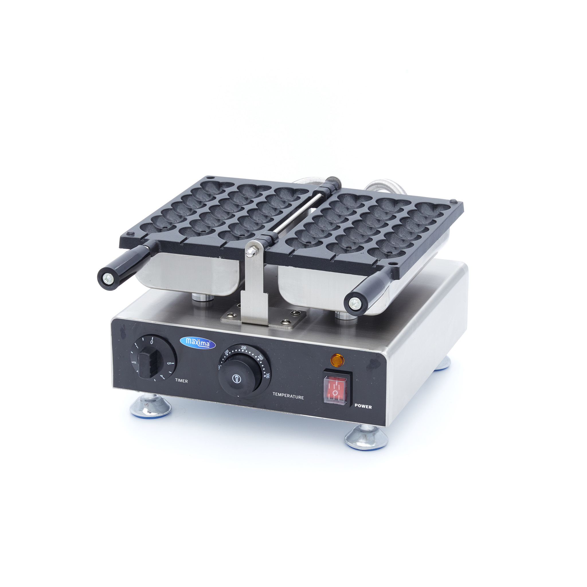 Aparat waffle in forma de inima Emoji Maxima-3 bucati