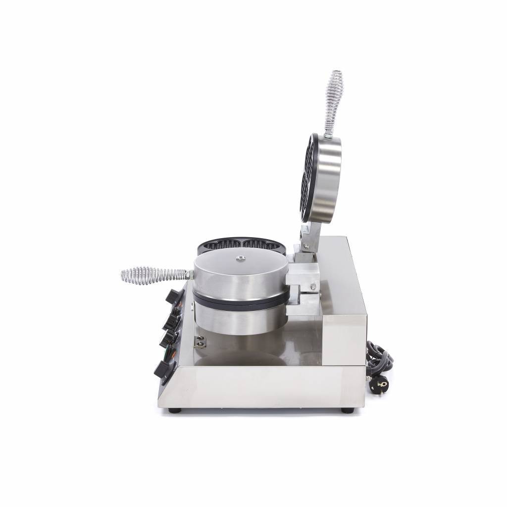 Aparat waffle in forma de inima dublu Maxima 3