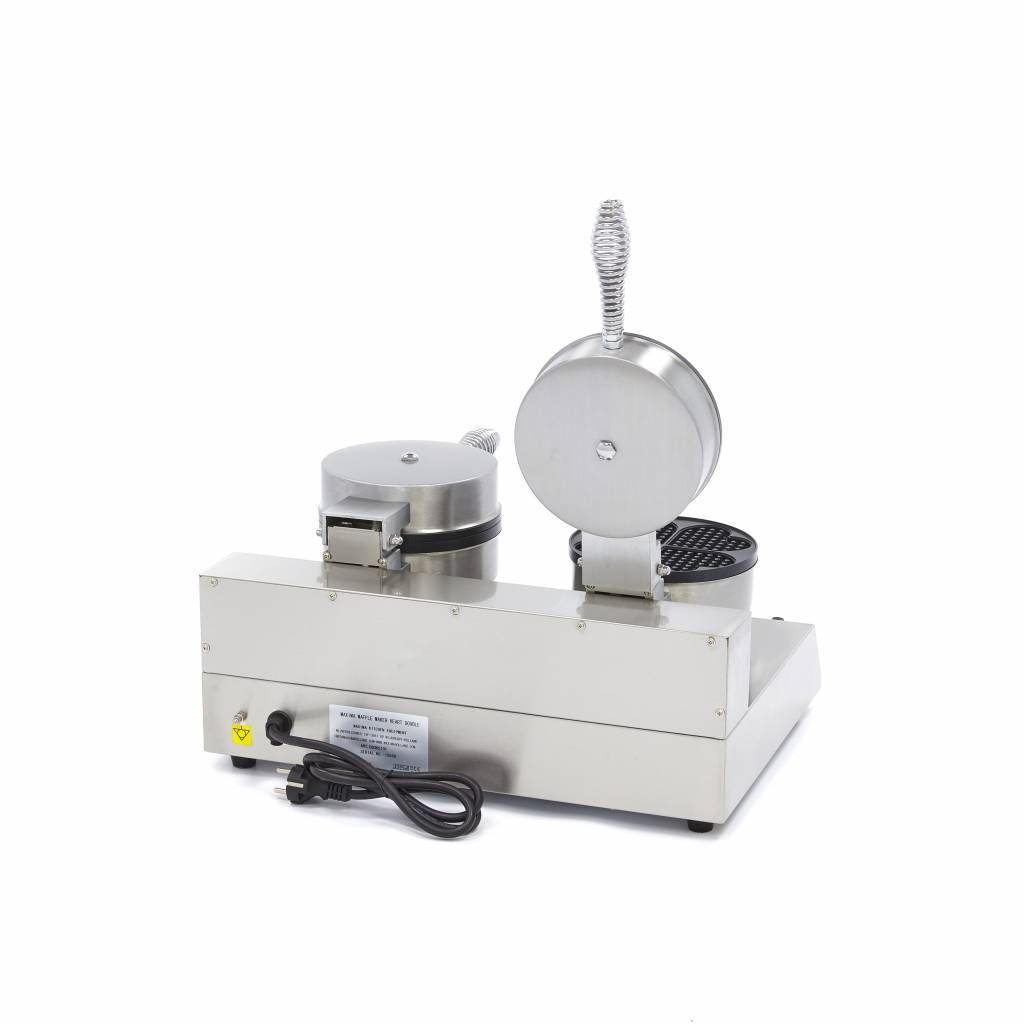 Aparat waffle in forma de inima dublu Maxima 2